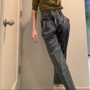 Z. Cavaricci High Rise Charcoal Jeans